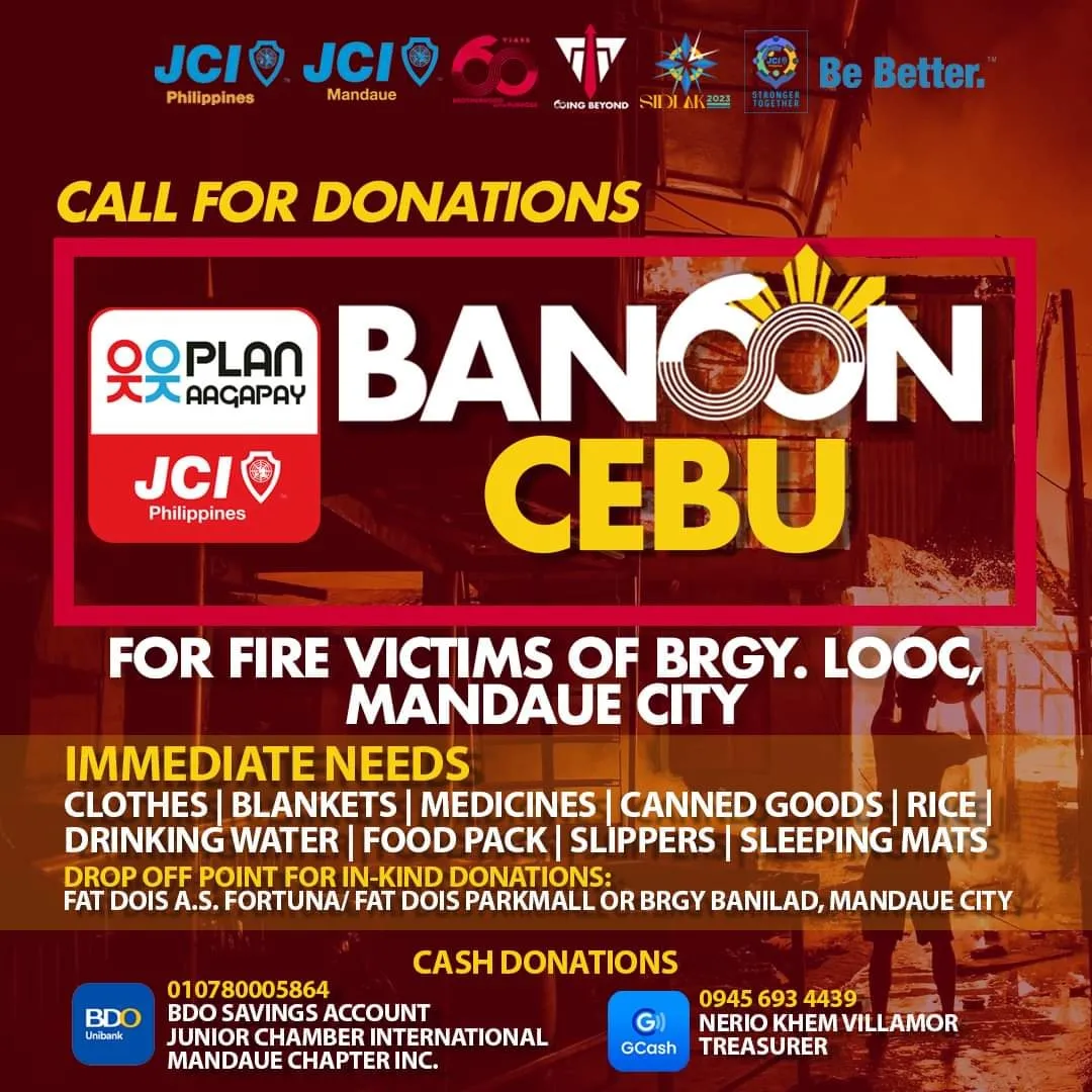Bangon Cebu: For The Fire Victims of Brgy Looc, Mandaue City