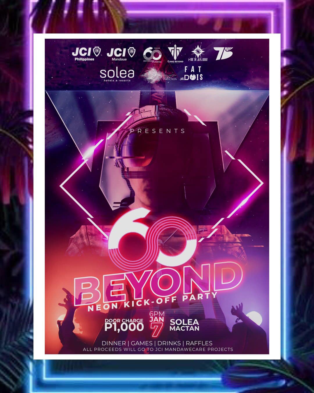 '60 and Beyond' - A neon kick off party!