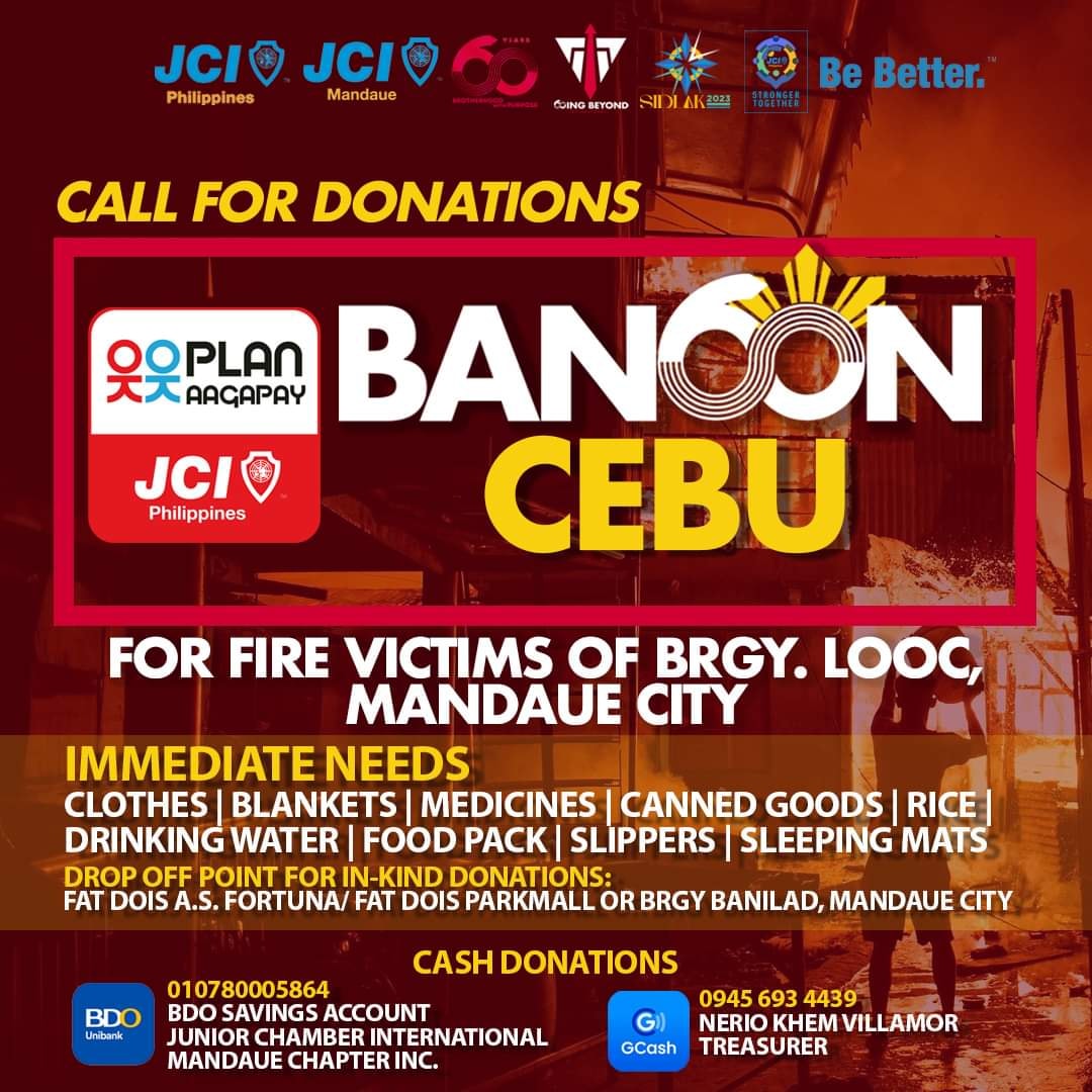 Bangon Cebu: For The Fire Victims of Brgy Looc, Mandaue City