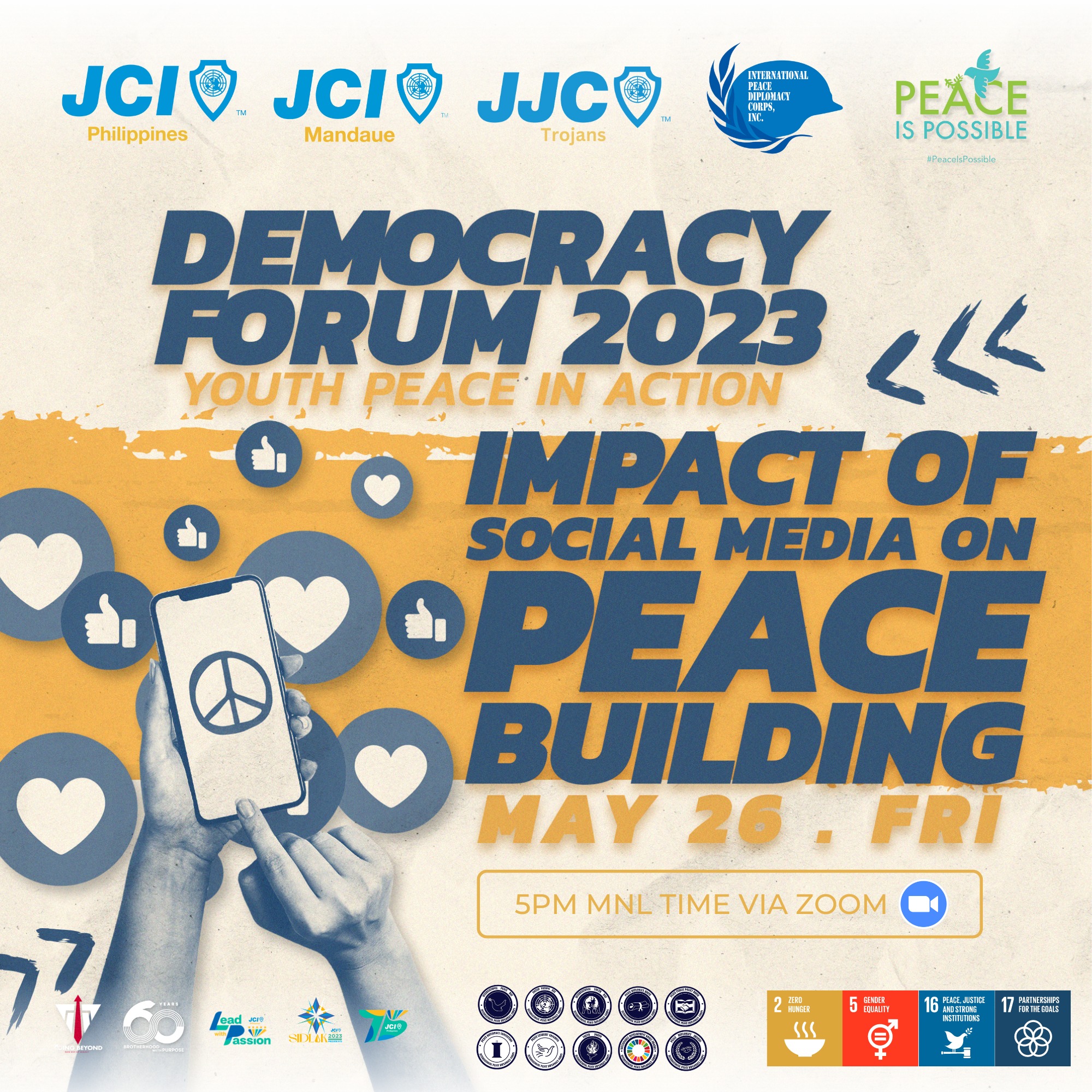 Democracy Forum 2023: Impact of Social Media on Peace Building