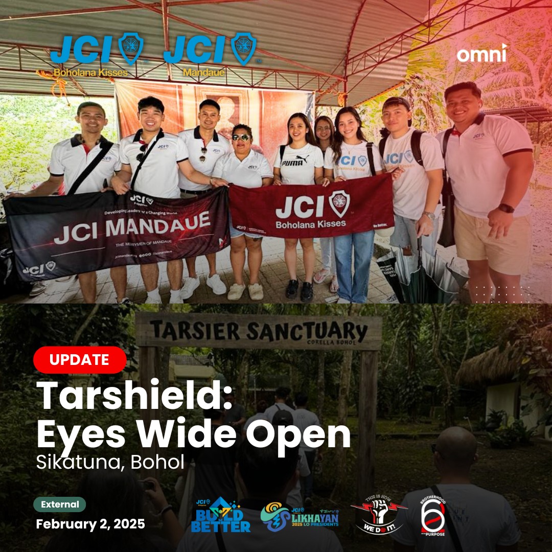 Midweek Memories: Saving Tarsiers, One Step at a Time with JCI Boholana Kisses